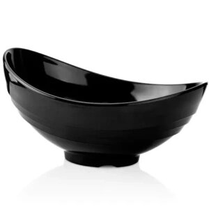 Салатник Kulsan меламіновий Чорний 36 x 28 см h-17,5 см 4,4 л (16036. BL)