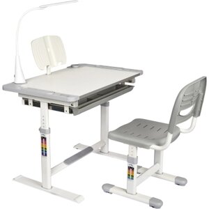 Парта зі стільцем FunDesk Littonia Grey (222529)
