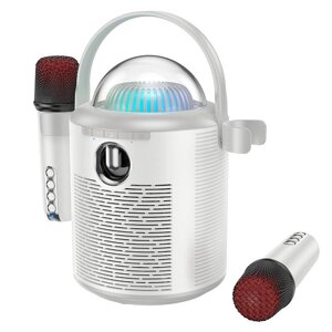 Портативна Bluetooth колонка HOCO Pearlessent BS59 з 2 мікрофонами, сіра