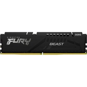 Модуль памяті для компютера DDR5 16GB 5200 MHz Beast Black Kingston Fury (ex. HyperX) (KF552C40BB-16)