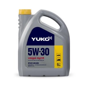 Моторна олива Yuko VEGA SYNT 5W-30 4л (4823110401460)