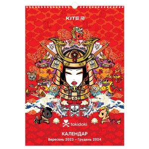 Календар Kite планер настінний tokidoki на 2023-2024 рік (TK23-440-2)