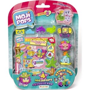 Ігровий набір Moji Pops S2 Фотосесія 4 фігурки + аксесуари (PMP2B416IN00)