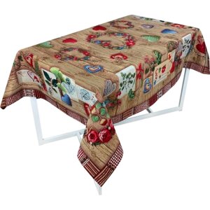 Скатертина Прованс гобеленова Wooden 134х180 см (4823093435988)