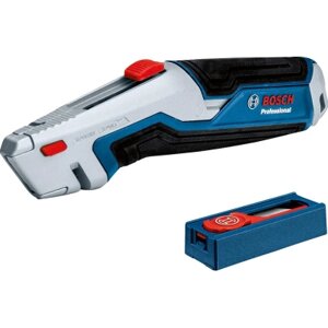 Ніж монтажний Bosch будівельний трапецієподібний складаний, 253 мм, набір лез 13шт (1.600. A02.7M5)