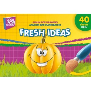 Альбом для малювання Cool For School на пружині, 40 аркушів (CF60904-01)
