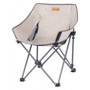 Крісло складане Naturehike NH20JJ022 600D Oxford Cotton Steel Khaki (6927595766385)