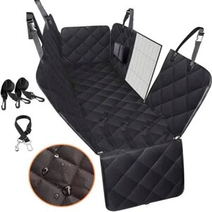 Автомобільний чохол килимок для перевезення собак, з сітчастим вікном