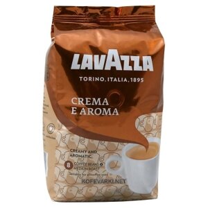 Кава Lavazza в зернах 1000г, пакет, "Crema Aroma" (prpl. 24441)
