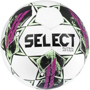 Мяч футзальний Select Attack v22 біло-рожевий Уні 4 (5703543298419)
