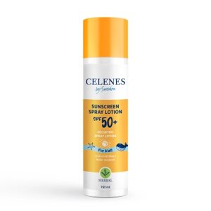 Засіб від засмаги Celenes Sunscreen Spray Lotion For Kids SPF50+ Сонцезахисний спрей-лосьйон для дітей 150 мл