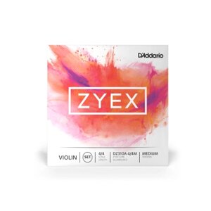 Струни для скрипки D'Addario ZYEX Violin String Set 4/4 Medium Tension (DZ310A 4/4M)