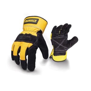 Захисні рукавиці DeWALT розм. L/9, зі шкіряною долонею та пальцями (DPG41L)