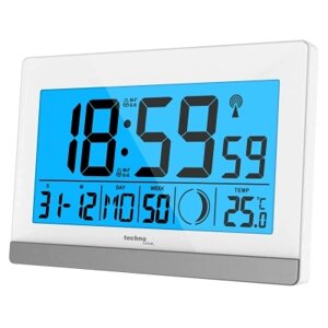 Настільний годинник Technoline WS8056 White/Silver (DAS301199)