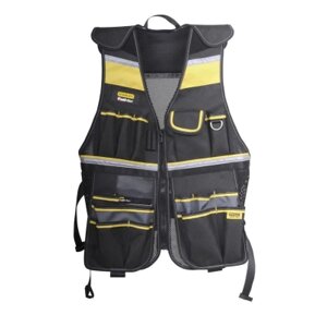 Жилет робочий Stanley FatMax, для інструментів, на блискавці, 47х7х58см (FMST1-71181)