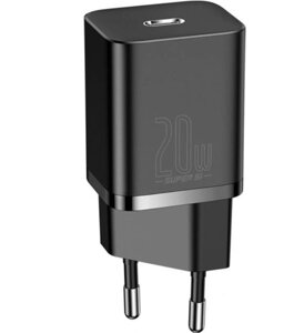 Адаптер мережевий BASEUS CCSUP-B01 Type-C, QC, 3A, чорний