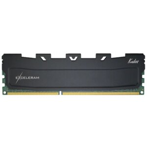 Модуль памяті для компютера DDR3 8GB 1600 MHz Black Kudos eXceleram (EKBLACK3081611A)