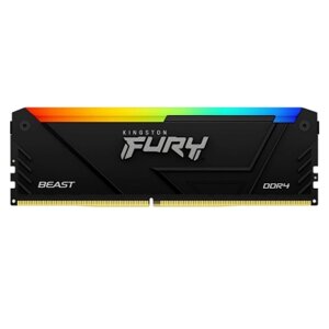 Модуль памяті для компютера DDR4 8GB 3200 MHz Beast RGB Kingston Fury (ex. HyperX) (KF432C16BB12A/16)