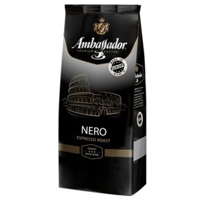 Кава Ambassador в зернах 1000г пакет, "Nero" (am. 52309)