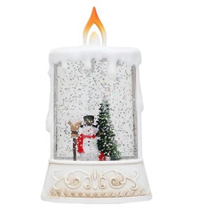 Ночник новорічний свічка XMAS WDL 23005C 3577, сніговик