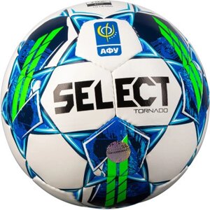 Мяч футзальний Select Tornado FIFA Quality Pro v23 біло-синій Уні 4 (5703543324125)