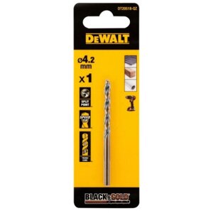 Свердло DeWALT по металу Black Gold, HSS-G, 4.2 х 75 х 43 мм (DT20518)