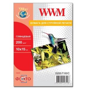 Фотопапір WWM 10x15 (G200. F5/C)