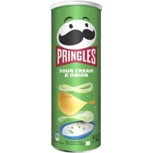 Чіпси Pringles Sour Cream&Onion Сметана-цибуля 165 г (5053990101597)