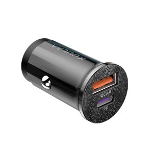 Автомобільне ЗП USB Type-C QC3.0 PD 3А 42Вт KUULAA в прикурювач