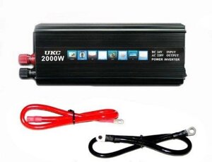 Перетворювач для автомобіля інвертор 12V-220V 2000W.