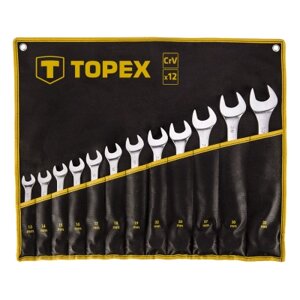 Набір інструментів Topex ключів комбінованих 13 -32 мм, 12 шт. (35D758)