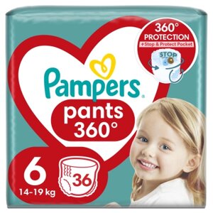 Підгузки Pampers трусики Pants Giant Розмір 6 (15+ кг) 36 шт. (8006540069028)