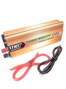 Перетворювач авто інвертор UKC 24V-220V 1500W