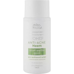 Тонік для обличчя Triuga Ayurveda Mix Anti-Acne Neem Аюрведичний Протизапальний для проблемної шкіри 200 мл