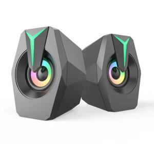 Оригінал! Колонки комп'ютерні MUSIC DJ K8 Mini 8867, чорні - Вища Якість!