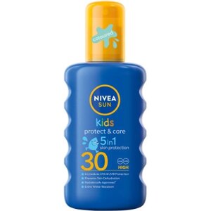 Засіб від засмаги Nivea Sun Kids Дитячий сонцезахисний спрей Захист та догляд SPF 30 200 мл