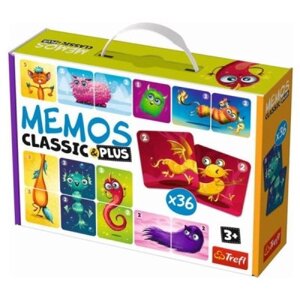 Настільна гра Trefl Мемо Класичні. Милі монстрики (Memos Classicplus Cute monsters) (02273)