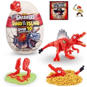 Ігровий набір Smashers Mini Dino Island з аксесуарами-B (Смешерс Міні Діно Айленд) (7486B)