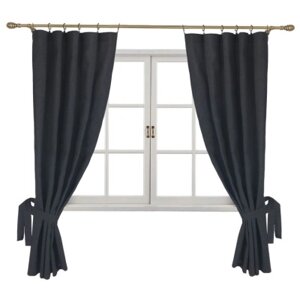 Штора Прованс комплект Black Milan 170х136 см 2 шт (4823093434585)