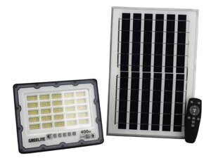 Ліхтар вуличний на стовп 400W MHZ JX-007 8956 із сонячною панеллю