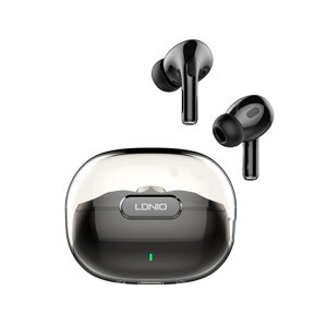 Навушники бездротові Bluetooth LDNIO T02 у кейсі, чорні