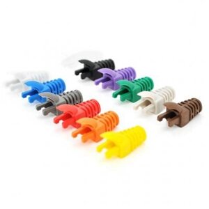 Ковпачок конектора RJ-45 White Cat. 5/Cat. 6 (100 шт/уп.) Merlion (CPRJ45ML-WH-CAT5/6)