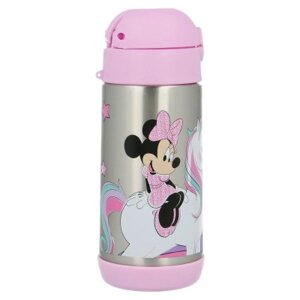 Поїльник-непроливайка Stor Disney - Minnie Mouse Unicorns Are Real Vacuum Steel Bottle 360 ml (Stor-18860)