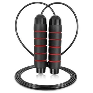 Скакалка PowerPlay 4210 швидкісна Чорна (PP_4210_Black/Red)