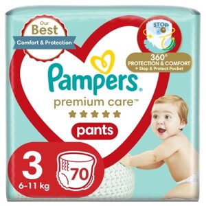 Підгузки Pampers Premium Care Pants Midi Розмір 3 70 шт (8001090759955)