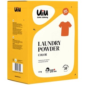 Пральний порошок UIU Color Концентрат Безфосфатний 1.2 кг (4820152333209)