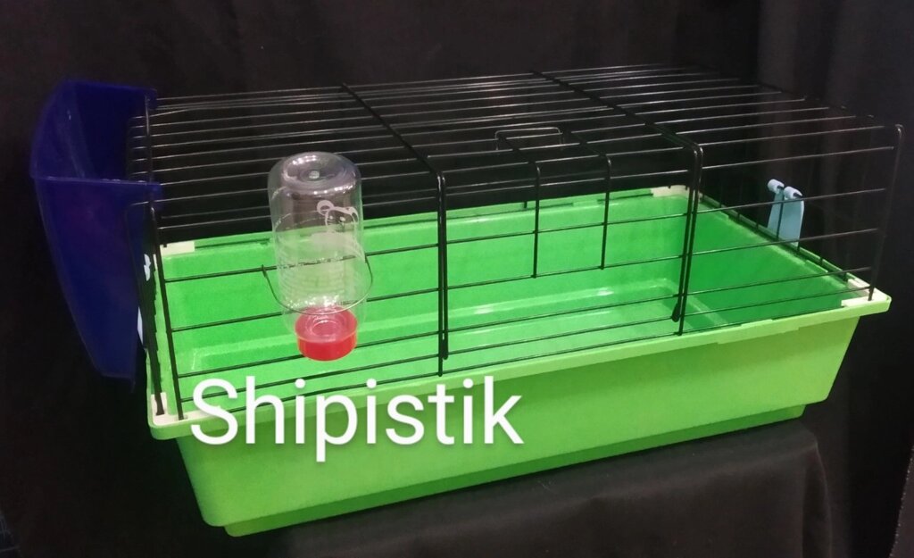 Клітина для утримання кроликів, морських свинок 62x35x38 від компанії Шіпістік Shipistik - фото 1