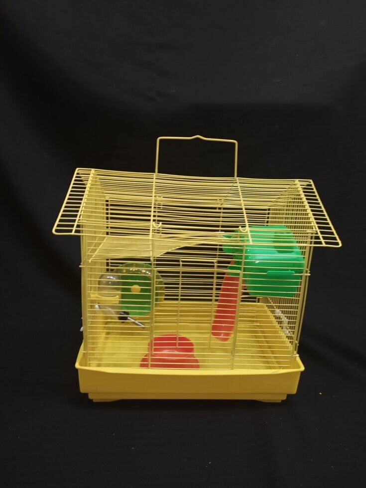 Клітка для малих гризунів хом'яків, мишей 33х23х34 см від компанії Шіпістік Shipistik - фото 1