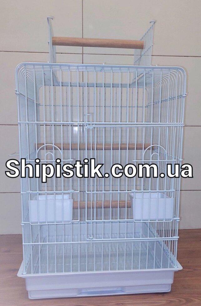 Клітка для середніх птахів та папуг 47х47х66 см від компанії Шіпістік Shipistik - фото 1