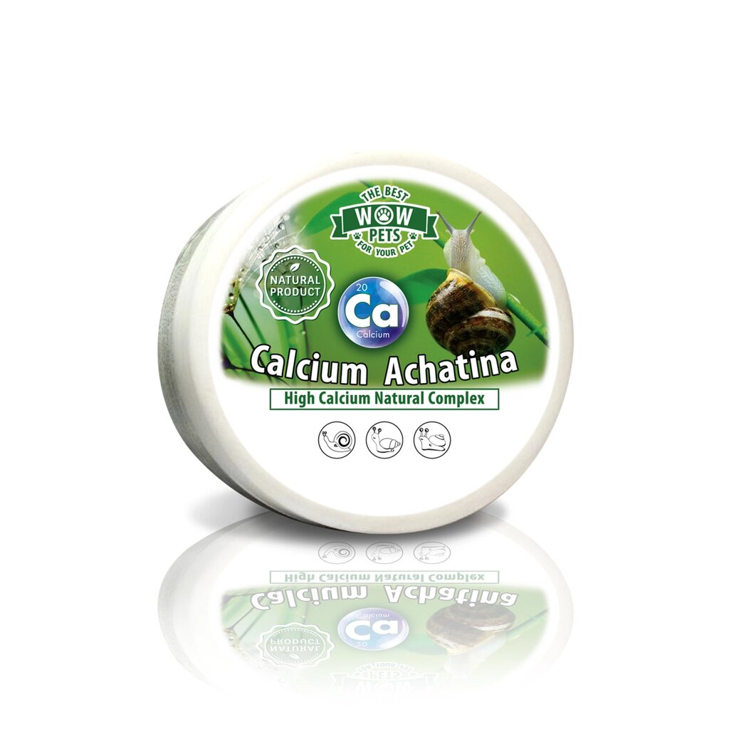 Корм для Ахатин з кальцієм WOW PETS Achatina Calcium 175 г від компанії Шіпістік Shipistik - фото 1